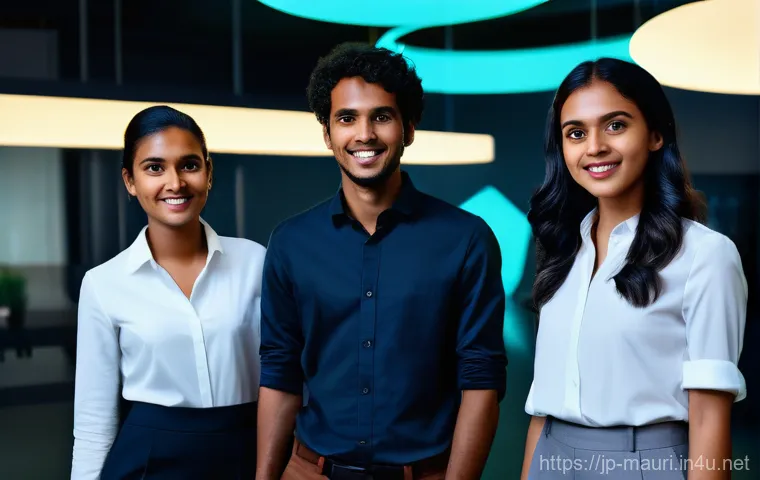 모리셔스 비즈니스 기회 - A vibrant, multicultural team of professionals, including individuals of African, Asian, and Europea...